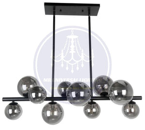 Nordic Creative Modern Black Metal Glass Pendant Lamp-MRUL