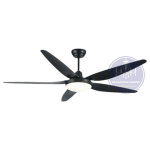 Modern Minimalist Black 5 Blades Ceiling Fan Lights