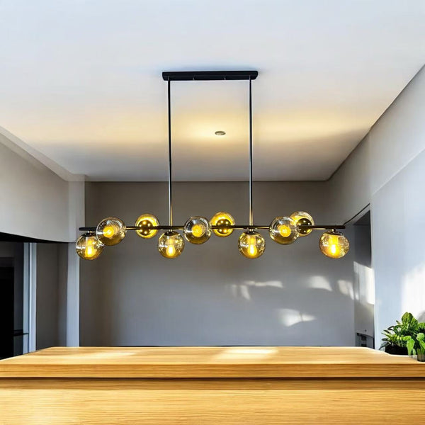 10 Light Modern Chandelier With A Minimalist And Contemporary Design