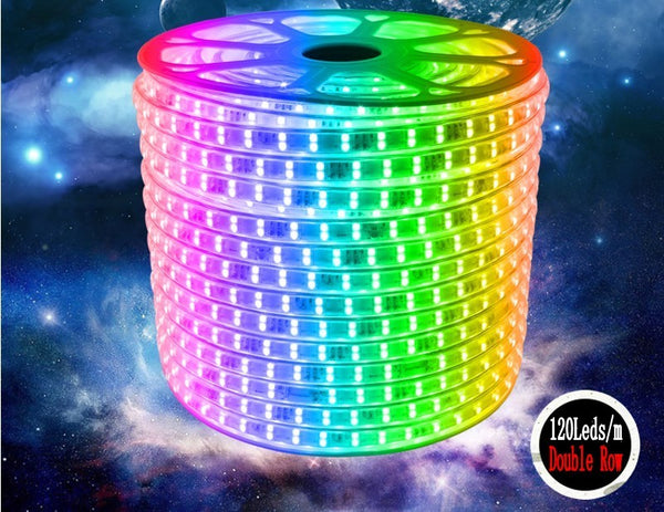 15M RGB Double Row LED Strip Light