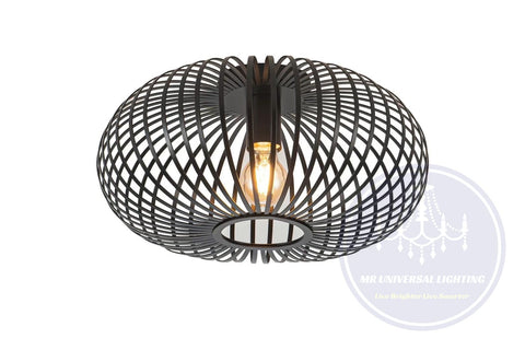 Black Vintage Industrial Ceiling Light