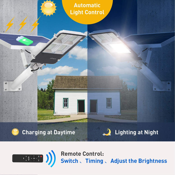 100W Solar Street Light + Remote