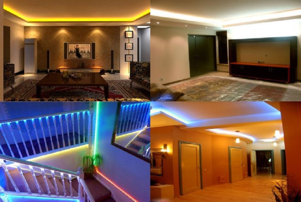 10M RGB Led Strip 220v With Remote Control 5050