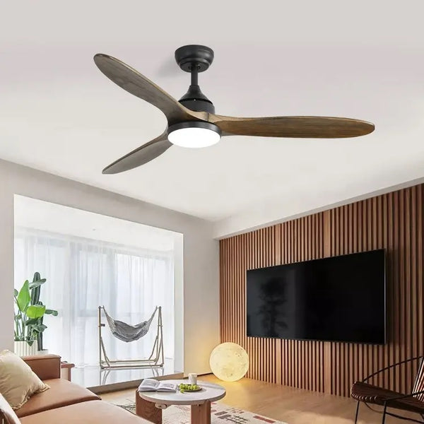 Modern Fashion Wood Blade Fan Light