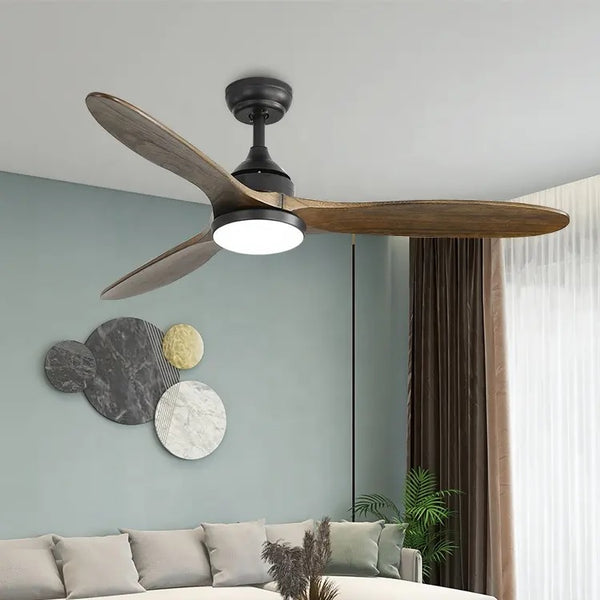 Modern Fashion Wood Blade Fan Light