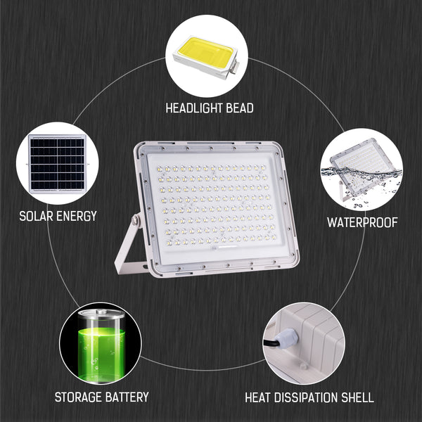 50W Solar Powered Energy Saving Flood Light