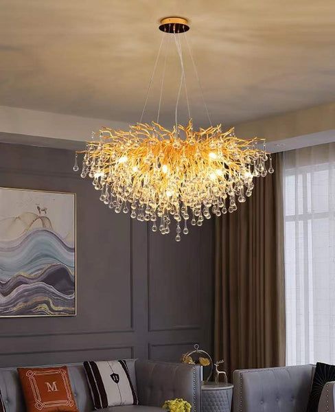 Modern Luxury Crystal Chandelier Gold 800R