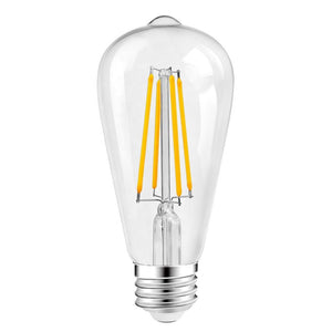 ST64 4W Filament LED Bulb E27 Warm White