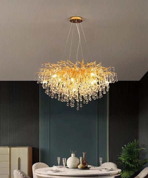 Modern Luxury Crystal Chandelier Gold 800R