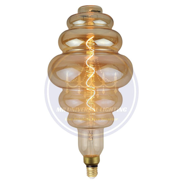 8W Honeycomb LED Filament Bulb E27 Warm White