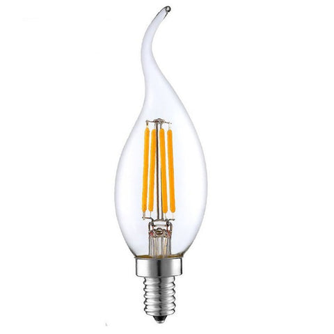 3W 35C LED Filament Candle Bulb Tail 3000k