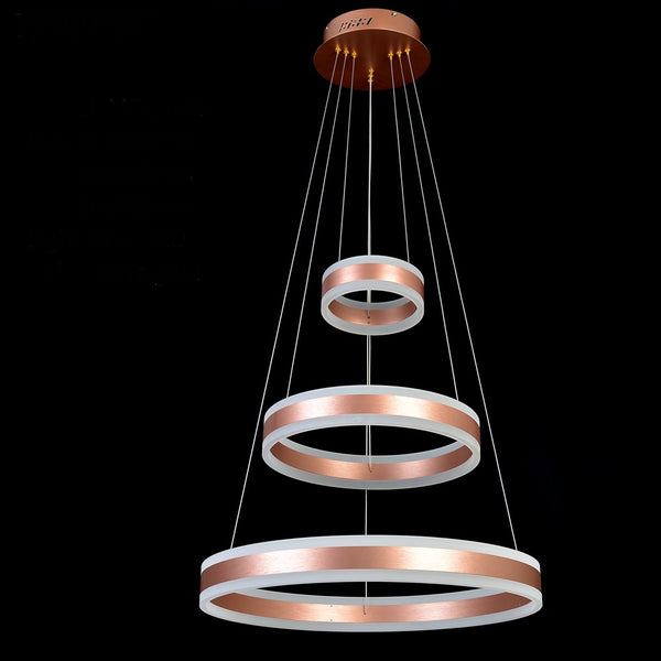 Modern 3 Circle Rings LED Pendant Lights