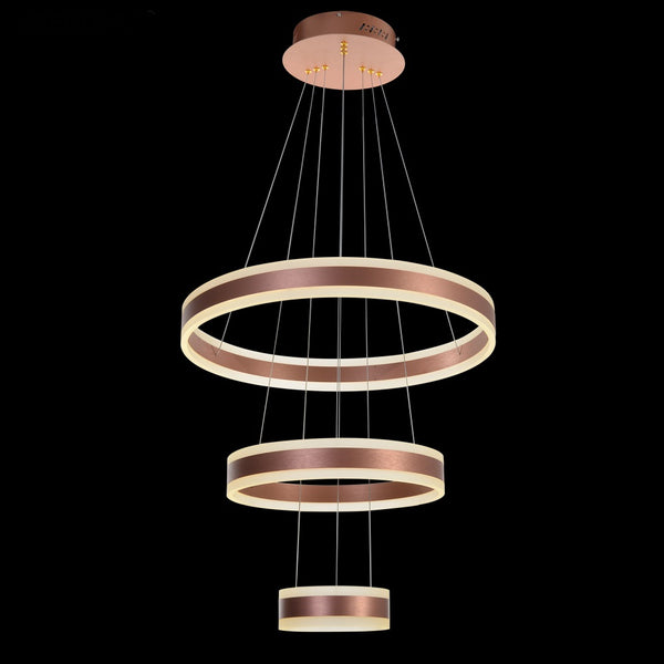 Modern 3 Circle Rings LED Pendant Lights