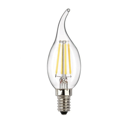 3W 35C LED Filament Candle Bulb Tail 6500k