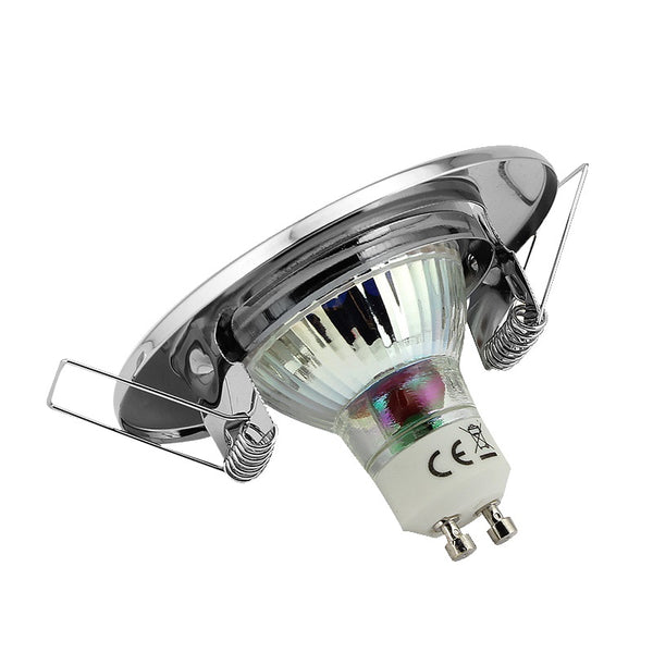 Down Light Fitting Swivel Round  Chrom