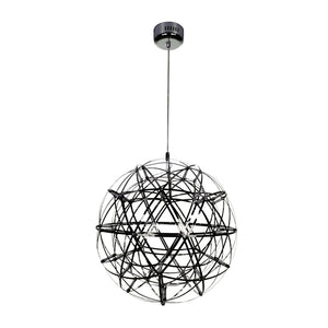 Stainless steel firework pendant lights Chrome