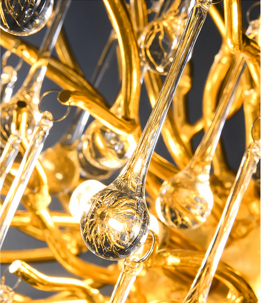 Modern Luxury Crystal Chandelier Gold 1200S