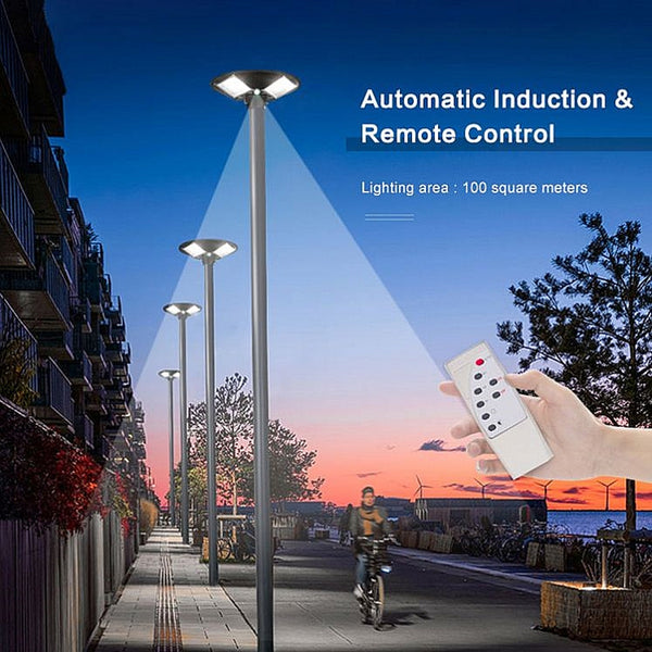 Outdoor Integrated Ip65 Waterproof ABS Round Solar Street Light