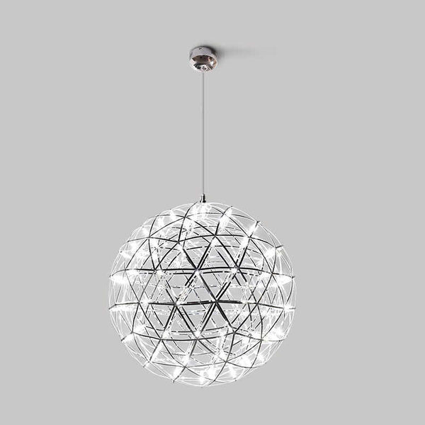 Stainless steel firework pendant lights Chrome