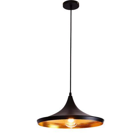 Vintage Pendant Lamp Style C Black+Gold