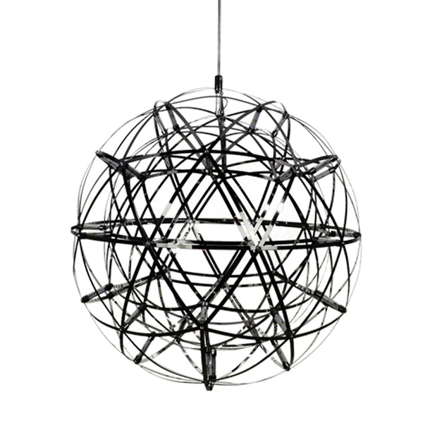 Stainless steel firework pendant lights Chrome