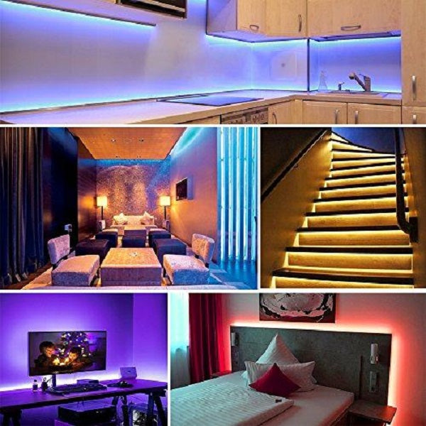 15M RGB Double Row LED Strip Light