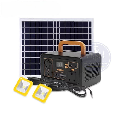 Portable Lithium Battery Solar Kit