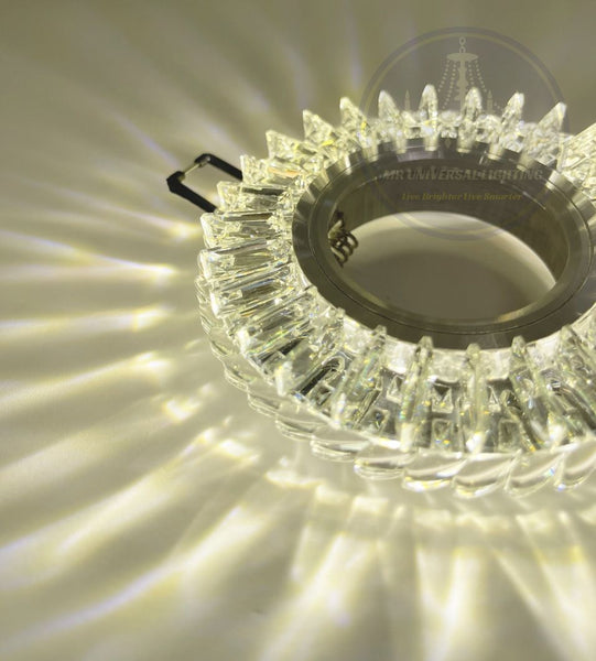 Modern LED Down Light Fitting Crystal lb1853c x 2 Piece