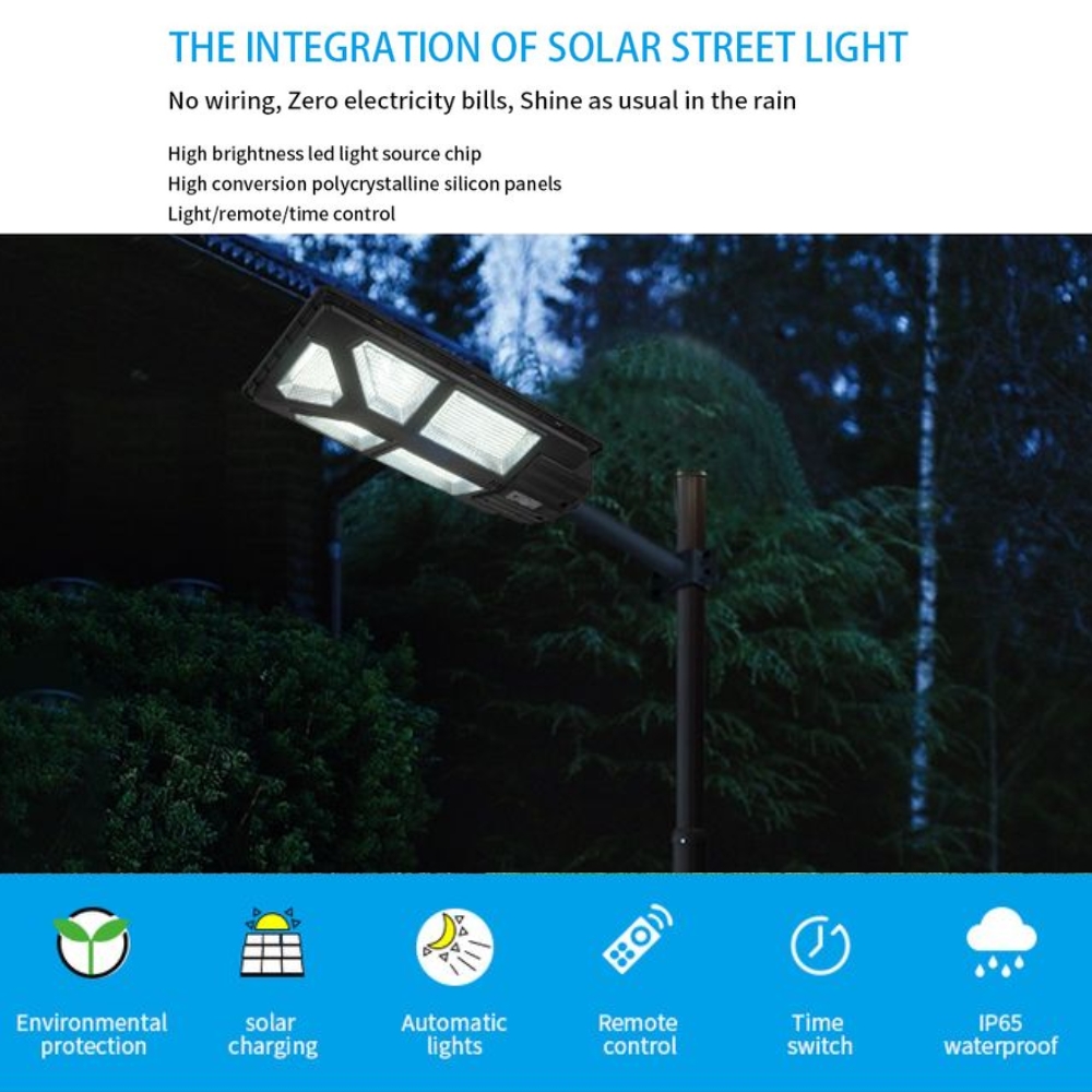 400W Outdoor Integrated Waterproof LED Solar Street light