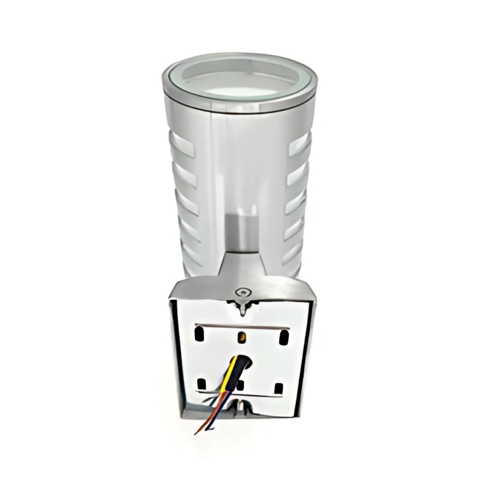 Aluminium Wall Lamp Grey - Image 3