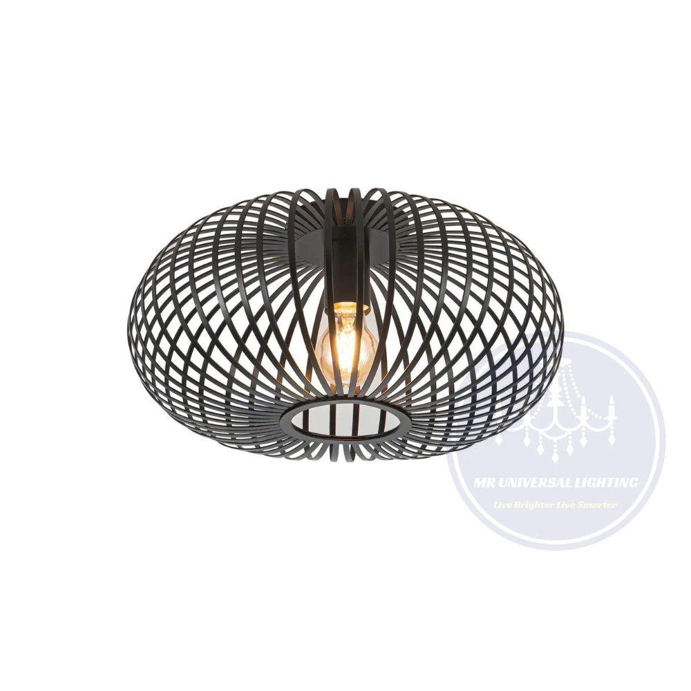 Black Vintage Industrial Ceiling Light