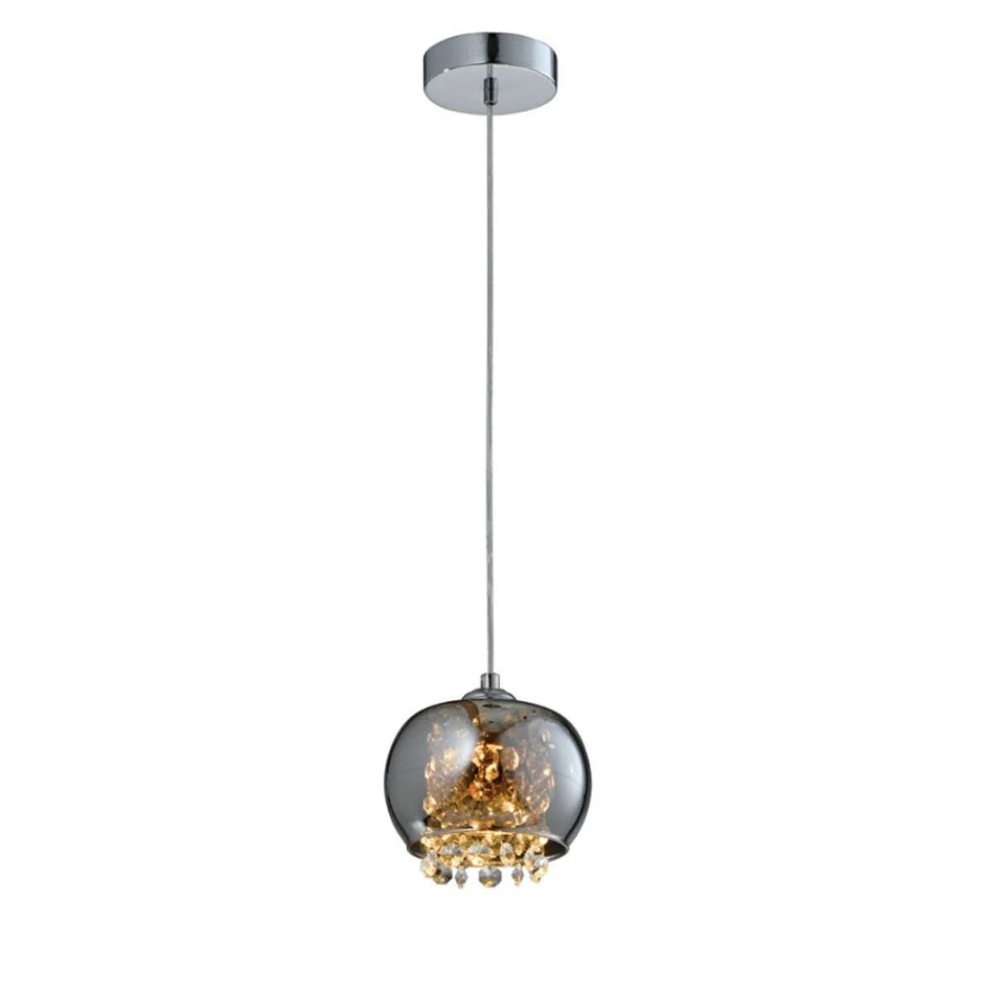 Modern Smoke Glass Pendant Light