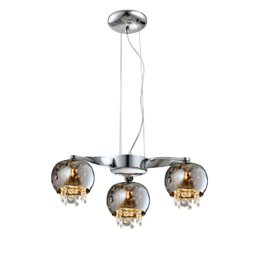 Modern Smoke Glass Pendant Light - Image 2