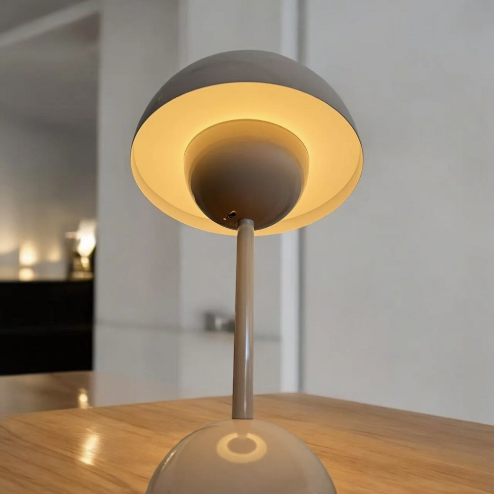 Mushroom Flower Bud LED Rechargeable Table Lamp - Image 4
