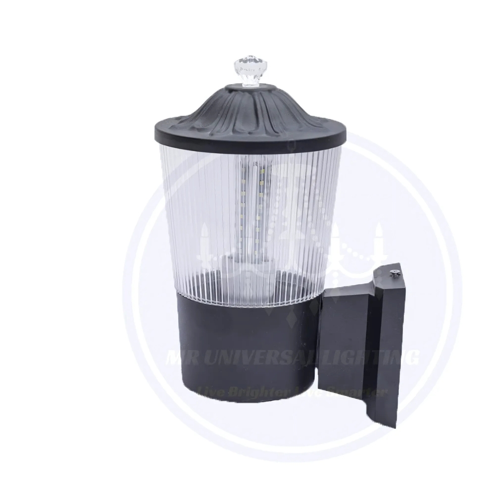 Outdoor Wall Lamp 158 x 270 mm Black