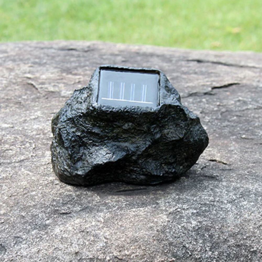 Solar Garden Stone Light - Image 4