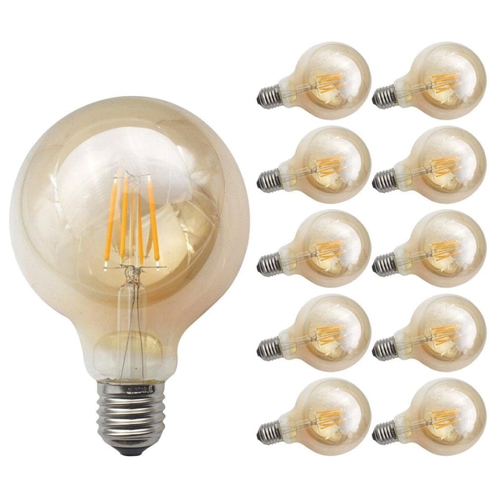 G95 4w LED Filament Bulb - Warm White