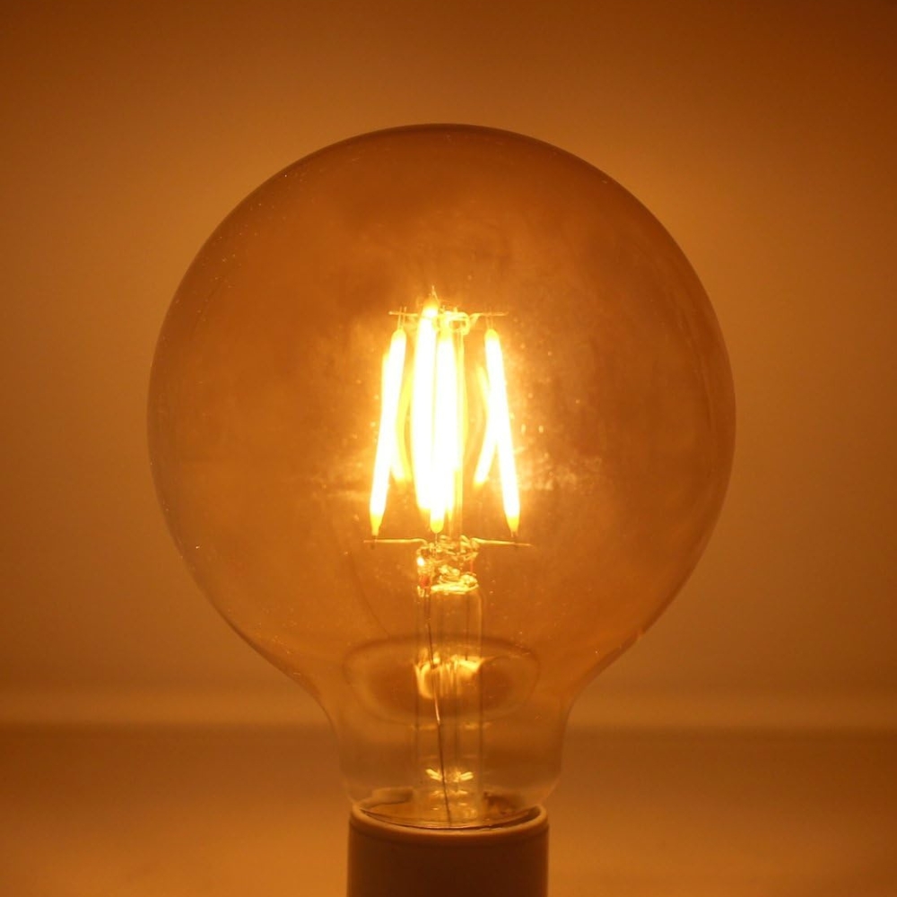 G95 4w LED Filament Bulb - Warm White