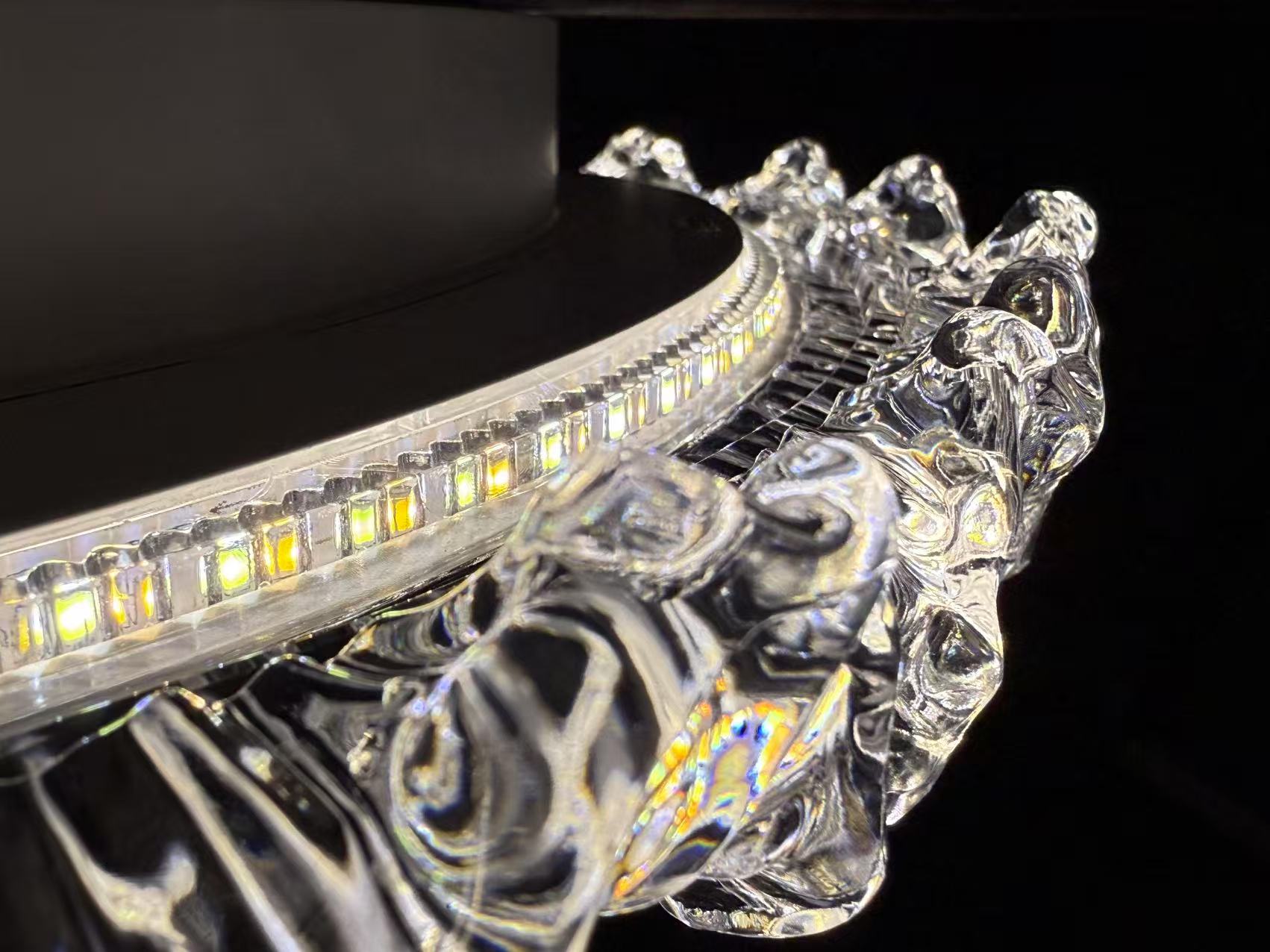 Crystal Luxe 60W Color Changing LED Ceiling Light - Image 7