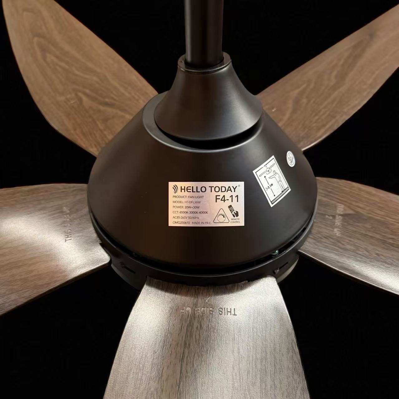 Aero Breeze 49" 5-Blade 50W LED Ceiling Fan Light - Image 5