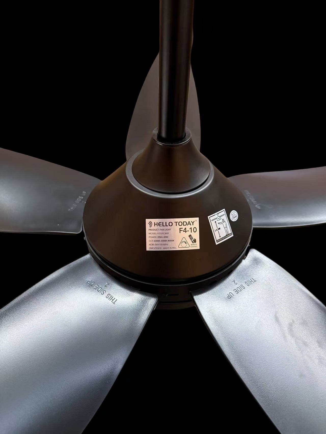Aero Breeze 49" 5-Blade 50W LED Ceiling Fan Light - Image 2