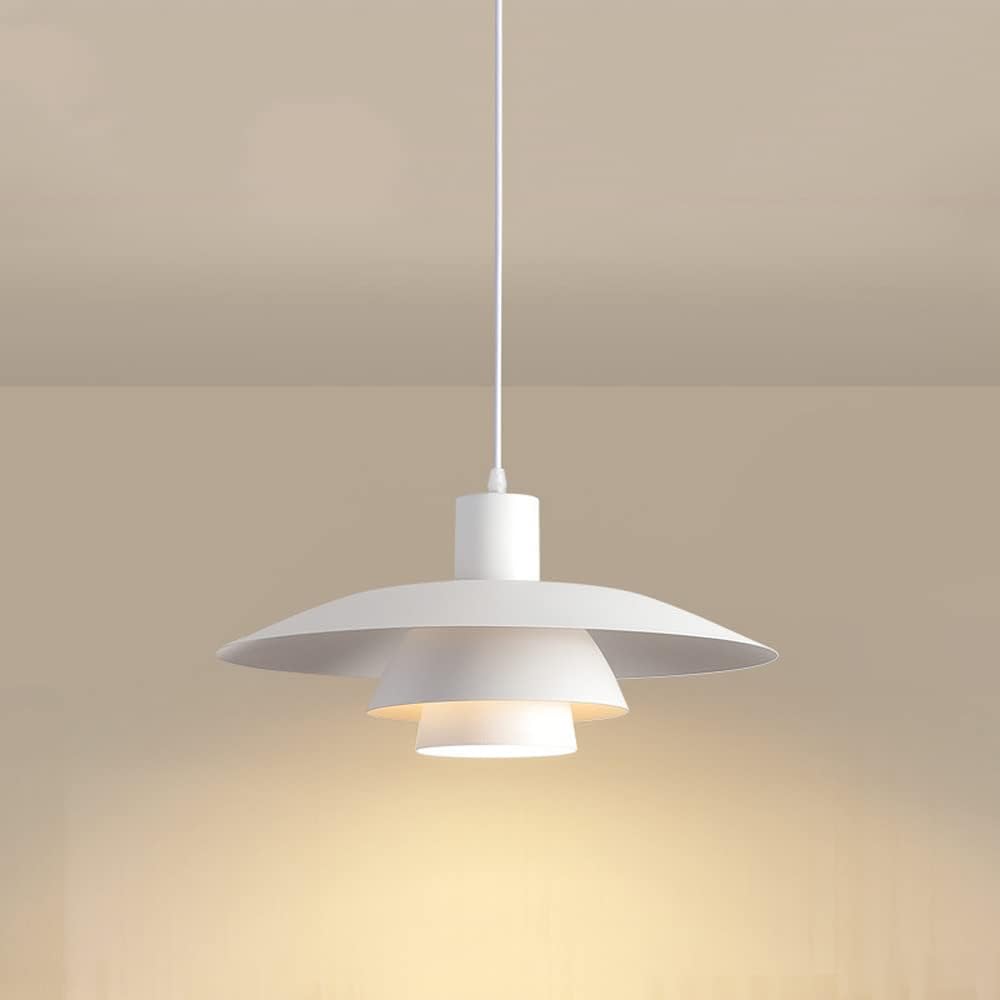 Creative White UFO Hanging Pendant Lamp - Image 2