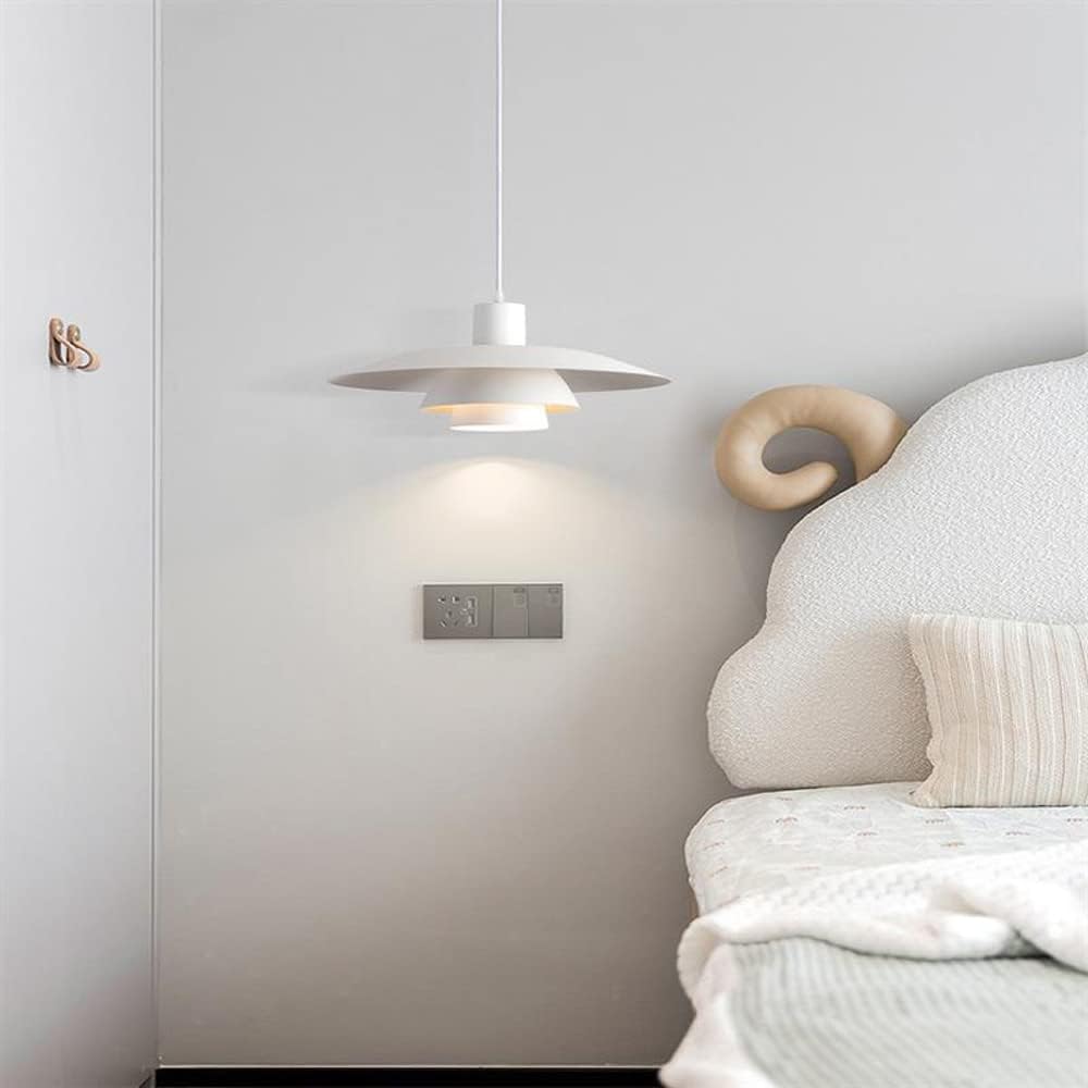 Creative White UFO Hanging Pendant Lamp - Image 3