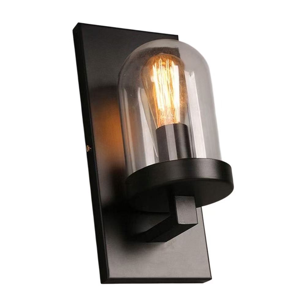 Industrial Wall Light Glass Wall Sconce