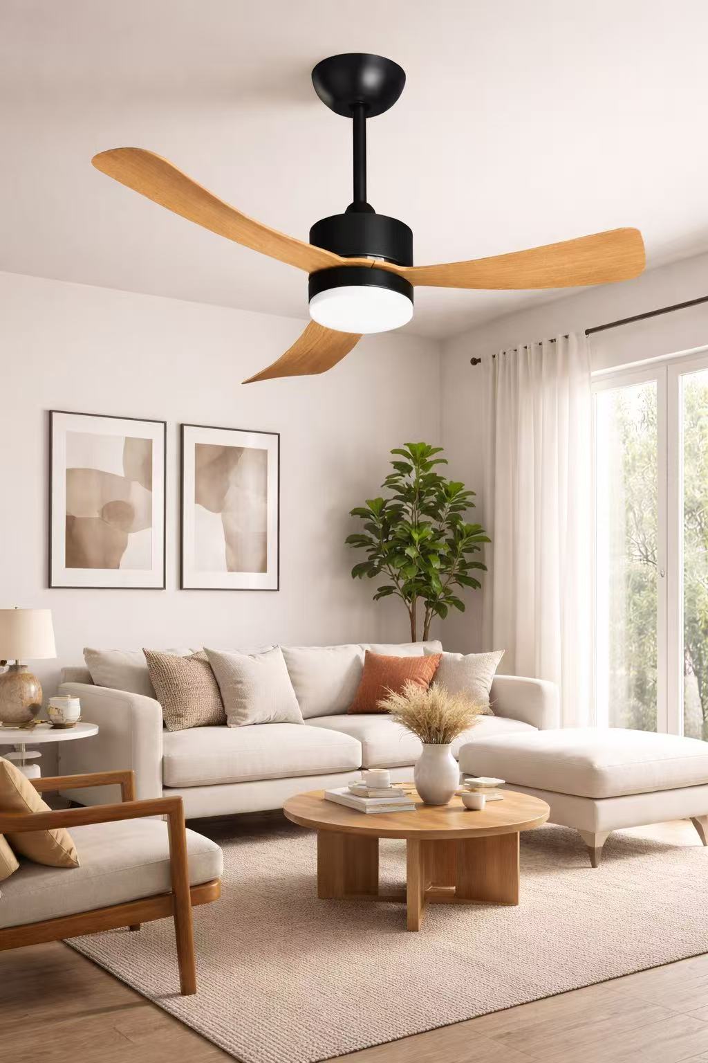 Fine Blue 42-Inch Contemporary LED Ceiling Fan with ABS Blades - Image 5