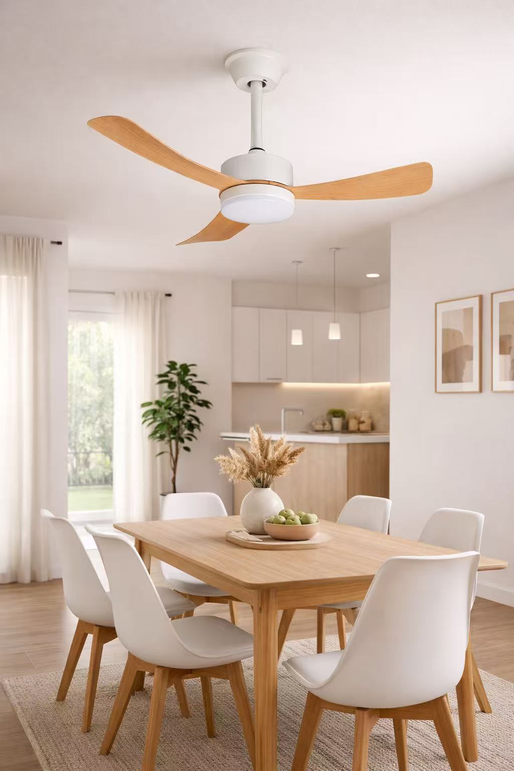Fine Blue 42-Inch Contemporary LED Ceiling Fan with ABS Blades - Image 6