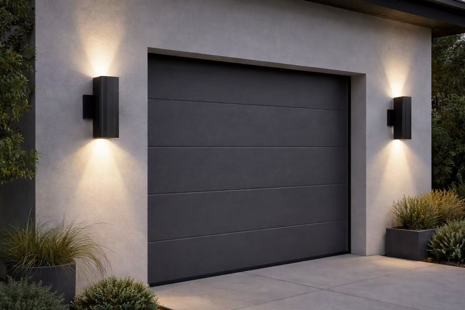 Hello Today Modern Aluminium Outdoor Up & Down Architectural Sconce (Black Finish) - Image 5