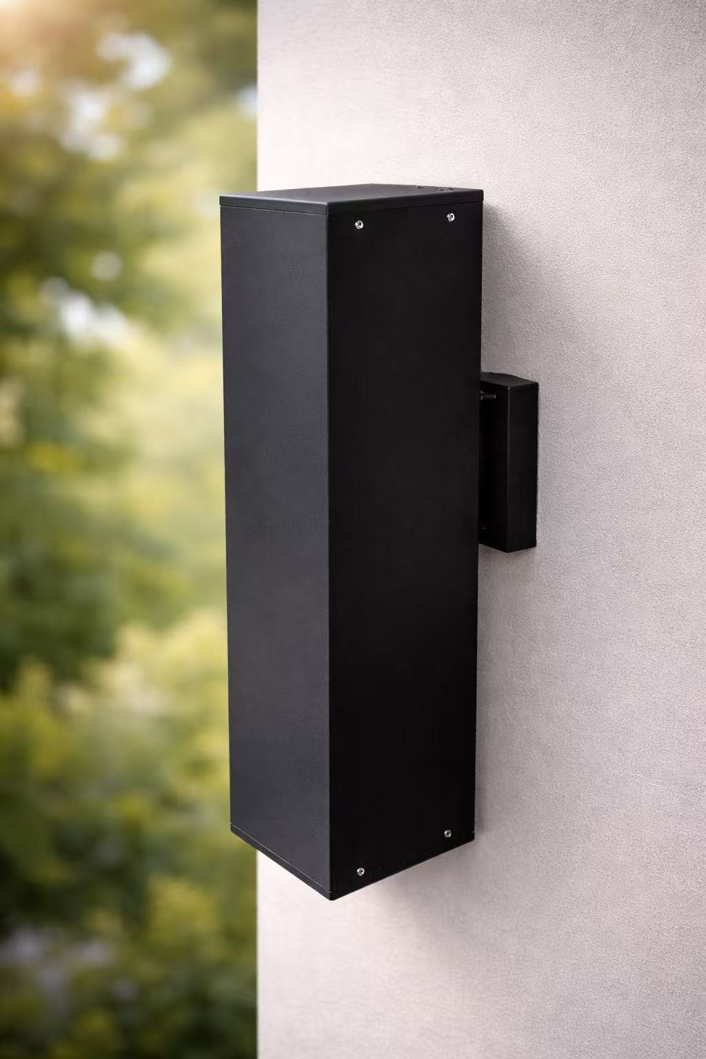 Hello Today Modern Aluminium Outdoor Up & Down Architectural Sconce (Black Finish) - Image 4