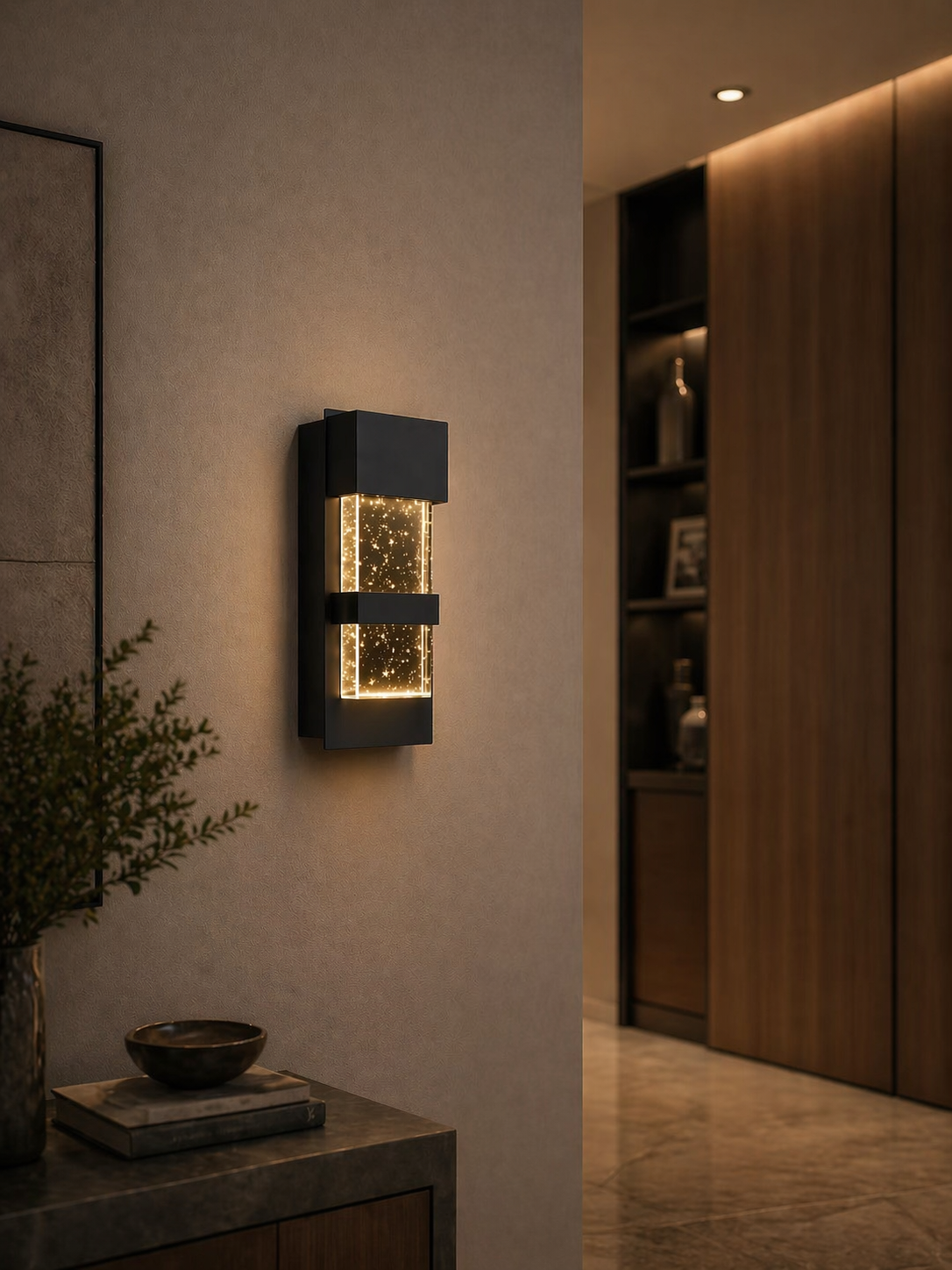 Hello Today Modern LED 3W Warm White Bubble Crystal Wall Lamp - Image 3