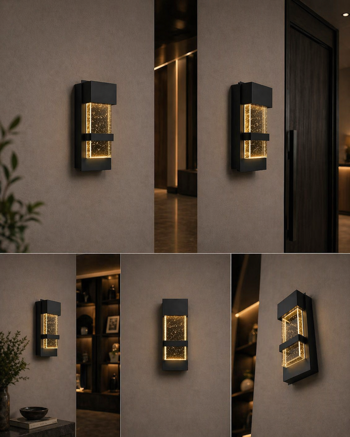 Hello Today Modern LED 3W Warm White Bubble Crystal Wall Lamp - Image 5